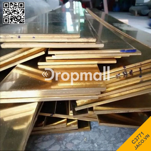 Đồng Thau Vàng Hợp Kim Tấm C3771 - HNK