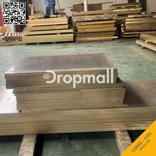 Đồng thau vàng tấm C2680 - 1/2H Japan Nhật Bản