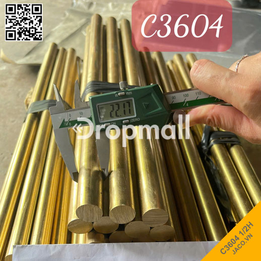 Đồng Thau Tròn C3604 Độ Cứng 1/2H China Trung Quốc