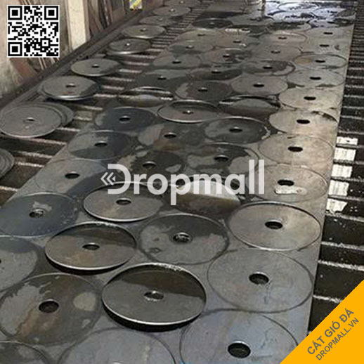 Thép tấm cắt quay tròn gió đá