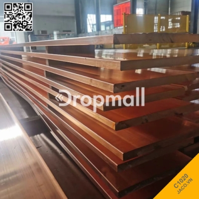 Đồng đỏ tấm hợp kim nguyên chất C1020 China Trung Quốc Size dày 35 đến 100mm