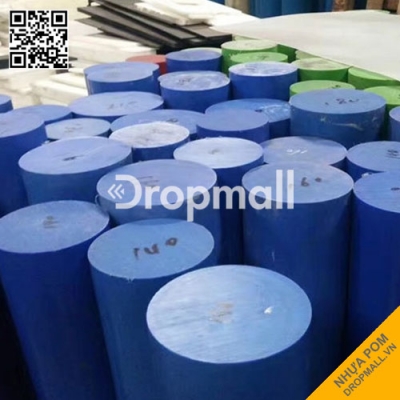 Nhựa Công Nghiệp Tròn Đặc POM - Xanh China Trung Quốc
