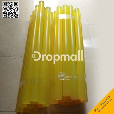 Nhựa PU tròn đặc màu vàng trong, Nhựa Công Nghiệp